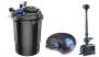 SunSun Kit PRO CPF per laghetti fino a 4000 litri con filtro pressurizzato, UV-C integrato, pompa di risalita professionale e giochi d'acqua