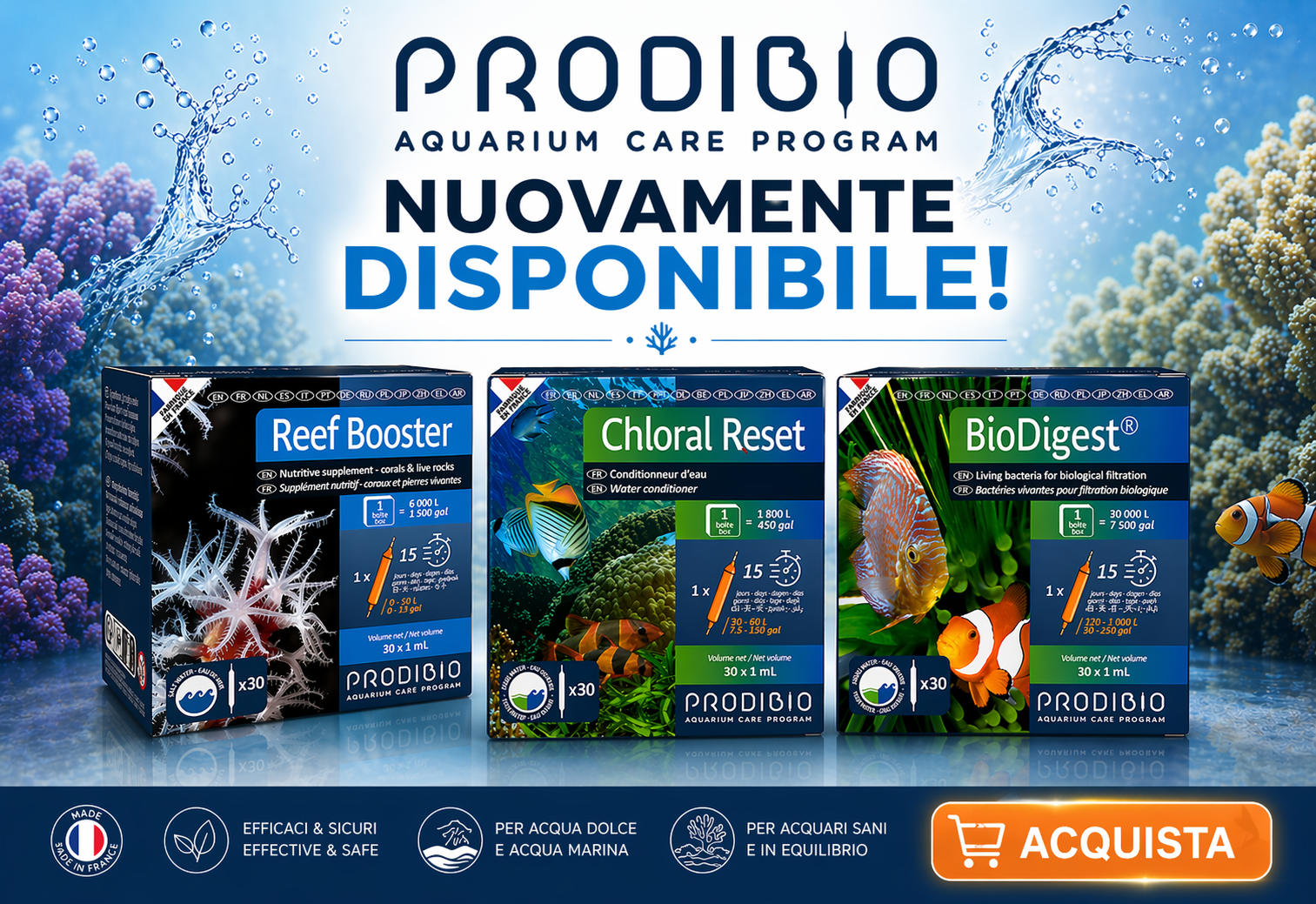 AQUARIUM LINE - Migliori prodotti per il tuo Acquario e Acquariologia